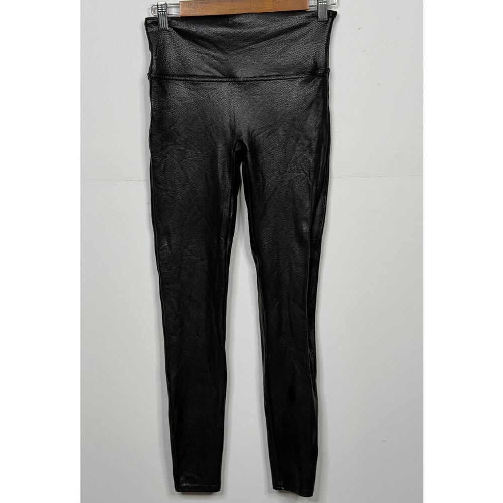 Spanx Women’s Black Snake Print Legging / Size-Medium